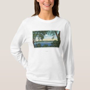 View of a Steamboat on the Lake T-Shirt