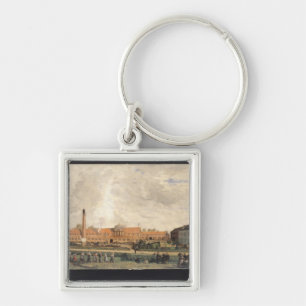 View of a Sugar Factory Key Ring