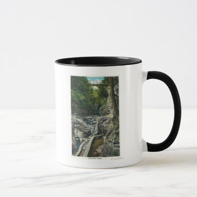 View of a Suspension Bridge Mug (Right)