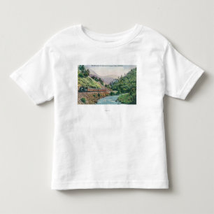 View of a Train going to Yosemite Valley Toddler T-Shirt