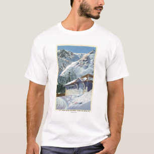 View of a US Forest Service Ski Shelter T-Shirt