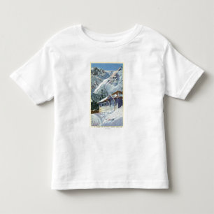 View of a US Forest Service Ski Shelter Toddler T-Shirt