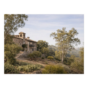 View of a villa near Toledo, Spain Poster