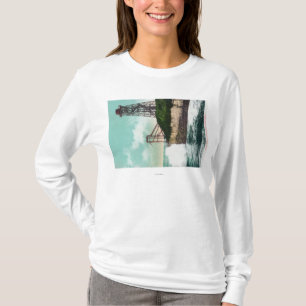 View of a Wave MotorSanta Cruz, CA T-Shirt