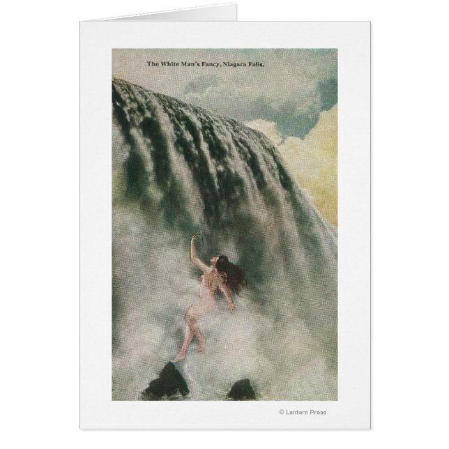 View of a Woman in the Falls (Front)