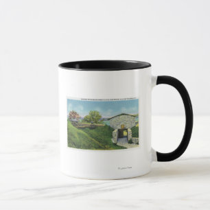 View of Adjutant Quarters in Old French Castle Mug