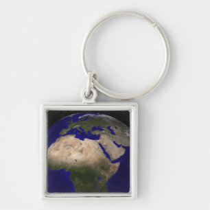 View of Africa, Europe, the Middle East, and In Key Ring