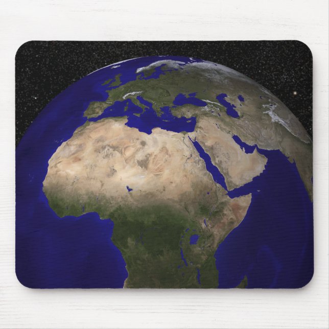 View of Africa, Europe, the Middle East, and In Mouse Mat (Front)