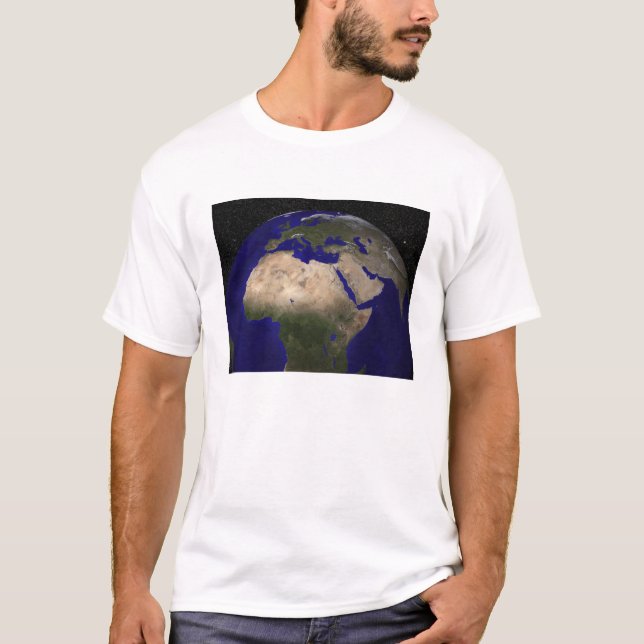 View of Africa, Europe, the Middle East, and In T-Shirt (Front)
