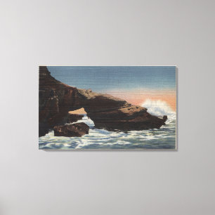 View of Alligator Head, La Jolla Canvas Print