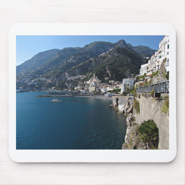 View of Amalfi coast Mouse Mat (Front)