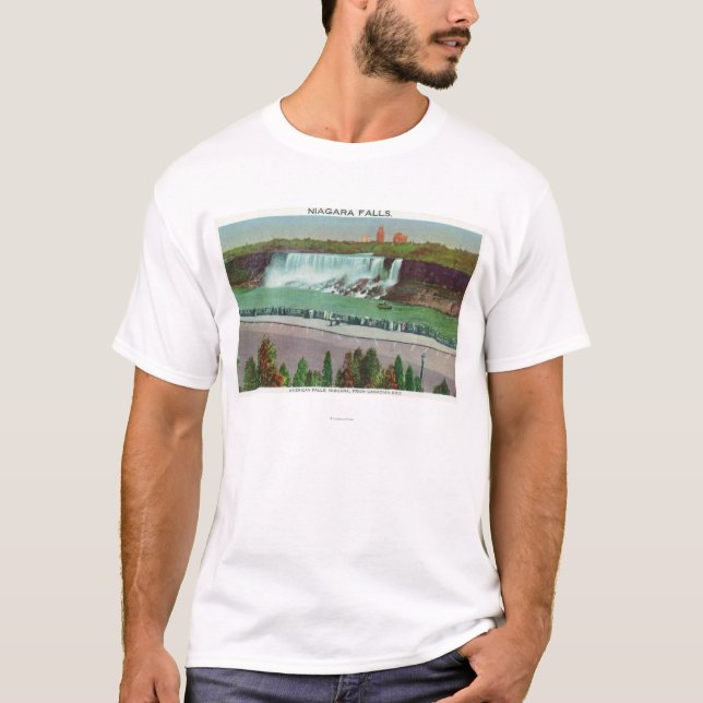 View of American Falls & Coast T-Shirt (Front)
