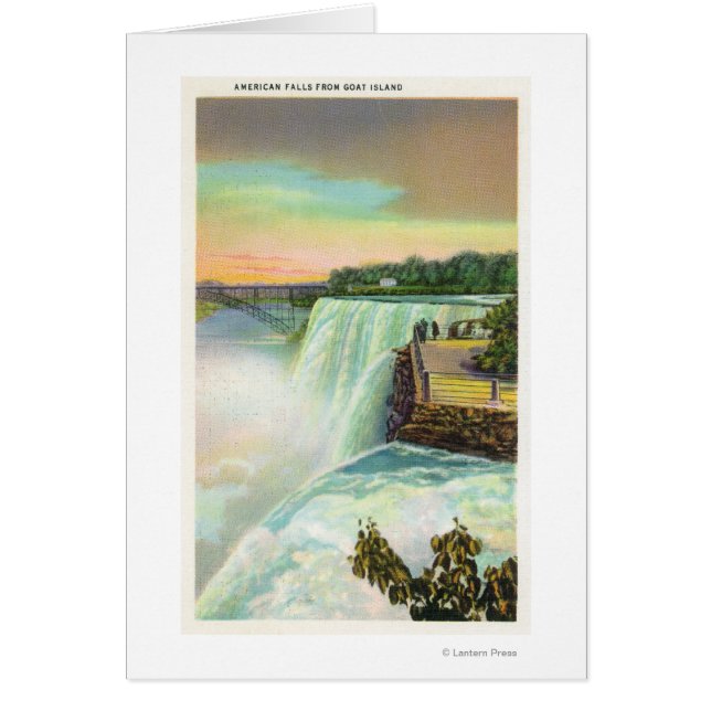 View of American Falls from Goat Island (Front)