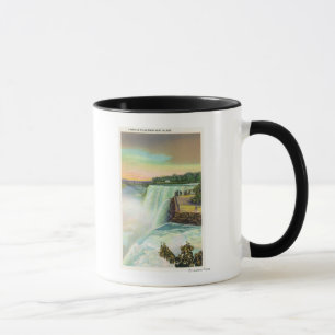 View of American Falls from Goat Island Mug