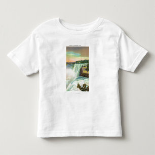 View of American Falls from Goat Island Toddler T-Shirt
