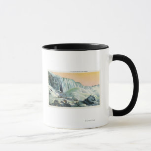 View of American Falls in Winter # 2 Mug