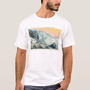 View of American Falls in Winter # 2 T-Shirt