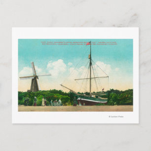 View of Amundsen's Arctic Sloop Postcard