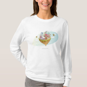 View of an colourful abstract illustration T-Shirt
