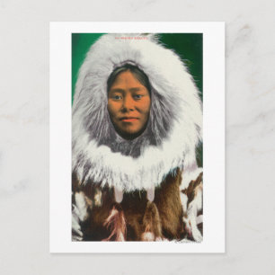 View of an Eskimo Beauty Postcard