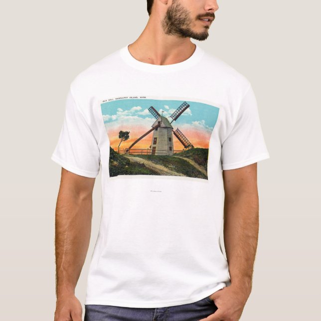 View of an Old Windmill T-Shirt (Front)