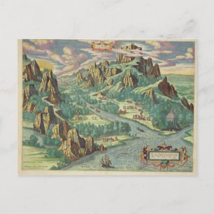 View of antique Thessaly from the 'Atlas Postcard