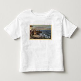 View of Arch Beach with Flowers Toddler T-Shirt