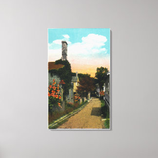 View of Ash Lane Canvas Print