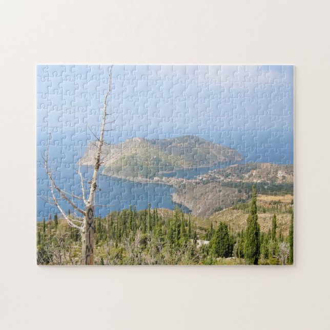 View of Assos (Kefalonia) Jigsaw Puzzle (Horizontal)