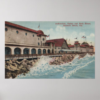 View of Auditorium, Casino, & Bath House Poster