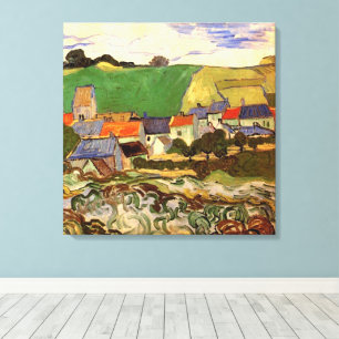 View of Auvers by Vincent van Gogh Canvas Print