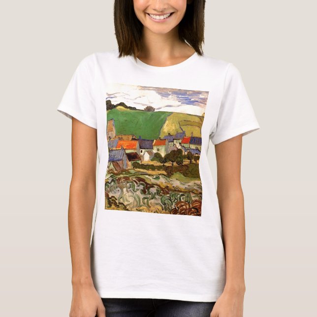View of Auvers Vincent van Gogh T-Shirt (Front)