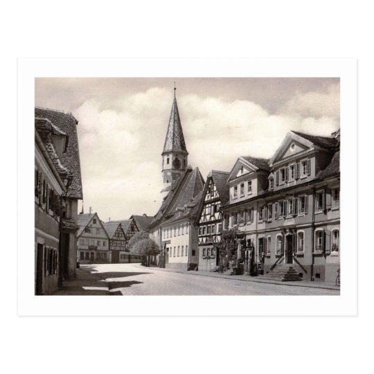 View of Bad Windsheim, Bavaria, Germany Vintage Postcard