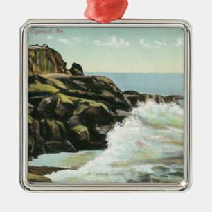 View of Bald Head Cliff Metal Tree Decoration