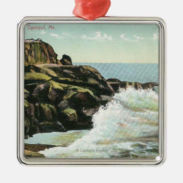 View of Bald Head Cliff Metal Tree Decoration (Front)