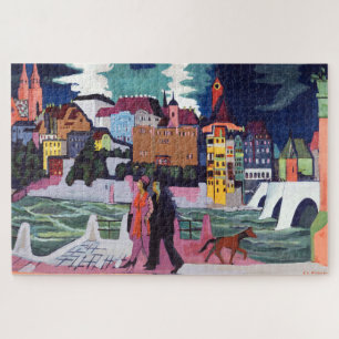 View of Basel and the Rhine   Kirchner   Jigsaw Puzzle