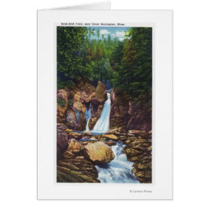 View of Bash-Bish Falls near Great Barrington