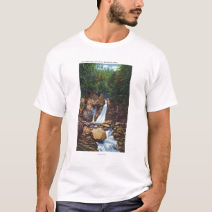View of Bash-Bish Falls near Great Barrington T-Shirt