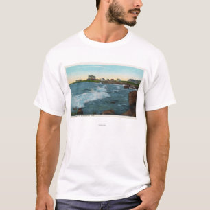 View of Bass Rocks Surf T-Shirt