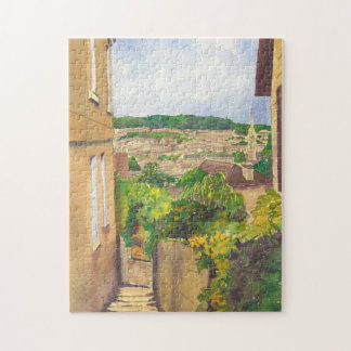 View of Bath II Watercolor Puzzle