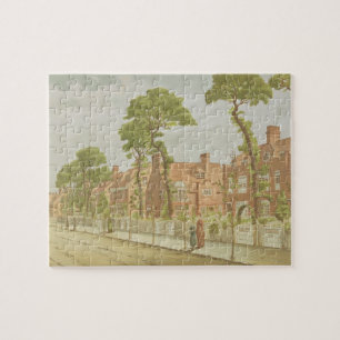 View of Bedford Park, 1882 (colour litho) Jigsaw Puzzle