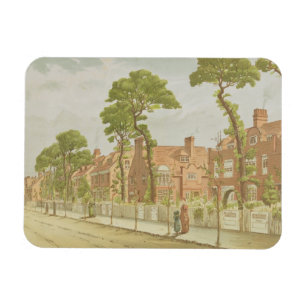 View of Bedford Park, 1882 (colour litho) Magnet