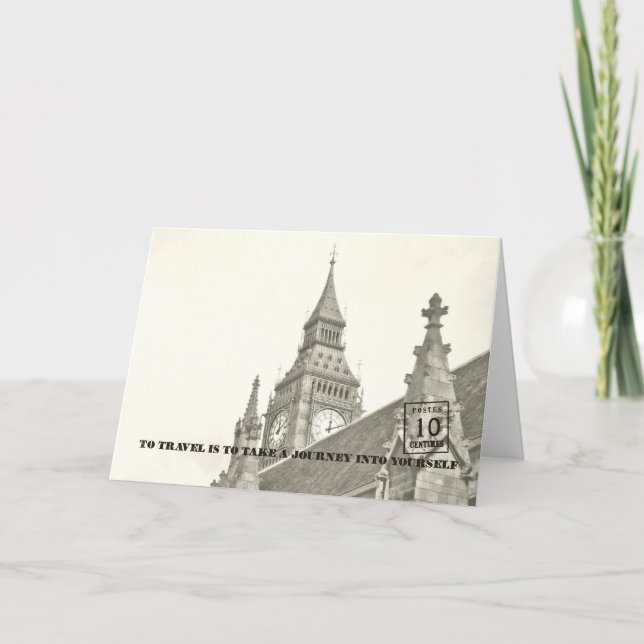 VIEW OF BEN Greeting Card (Front)