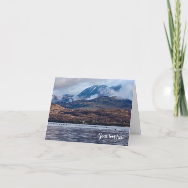 View of Ben Nevis, Scotland Greeting card (Front)