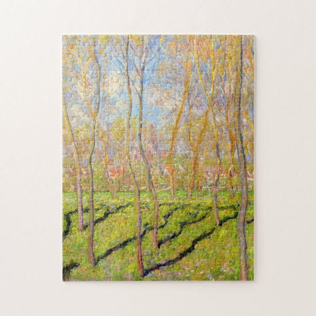 View of Bennecourt Monet Fine Art Jigsaw Puzzle (Vertical)