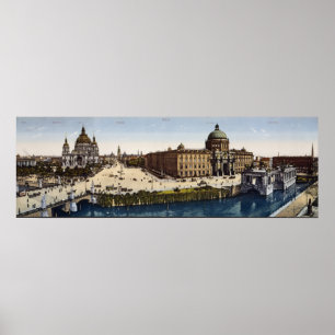 View of Berlin at the turn of the century Poster