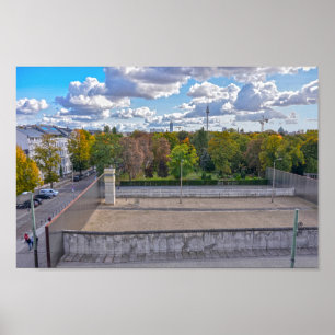 View of Berlin Wall Section, Germany Poster