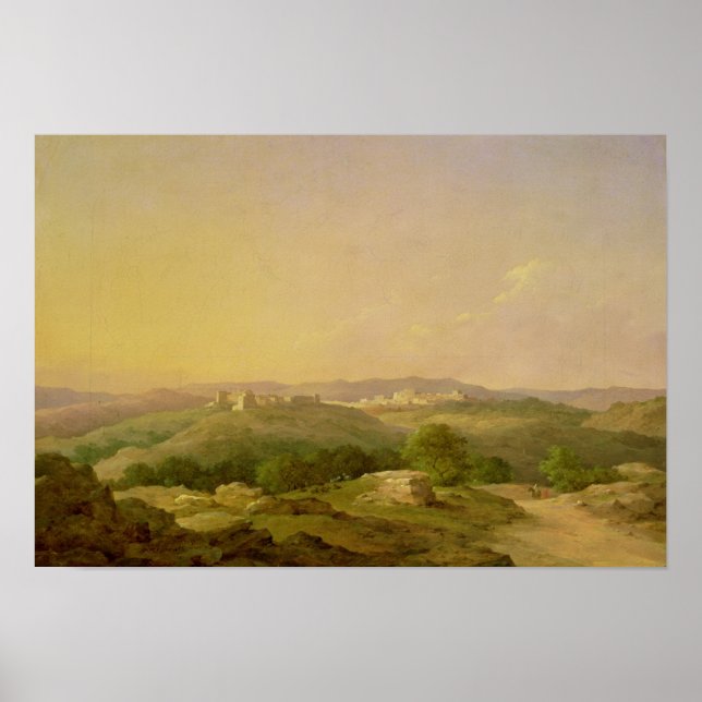 View of Bethlehem, 1857 Poster (Front)