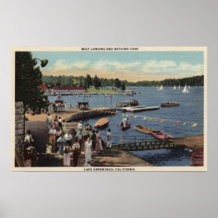 View of Boat Landing, Bathing Cove Poster