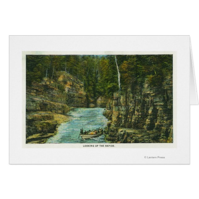 View of Boat Looking up the Rapids (Front Horizontal)